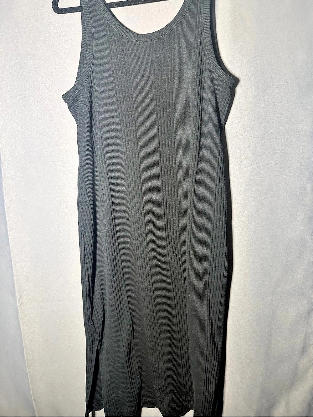 a new day Ribbed Maxi Dress black - Picture 2 of 3